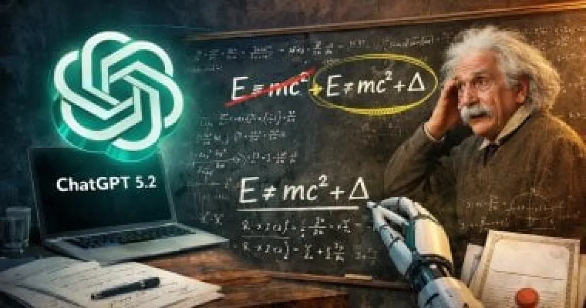 ChatGPT 5.2 يصحح خطأ فيزيائياً قديماً في 12 ساعة