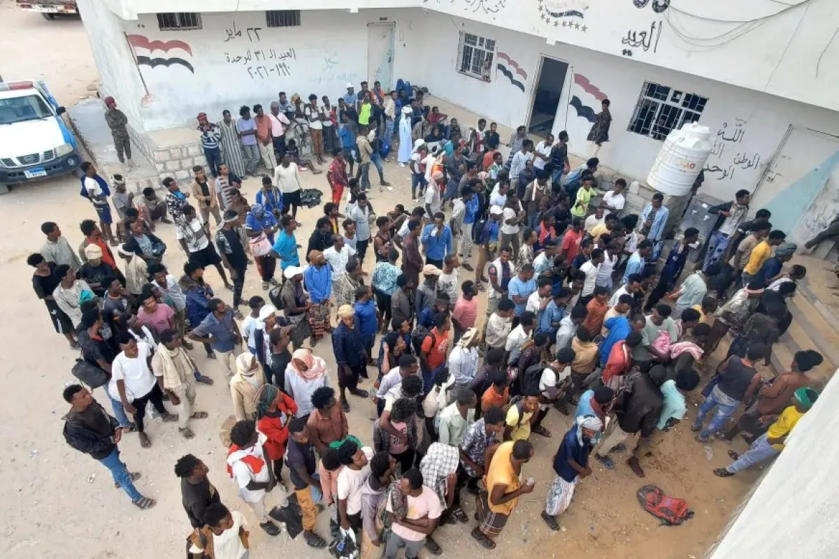 المهرة: وصول 564 مهاجراً إثيوبياً إلى مديرية شحن