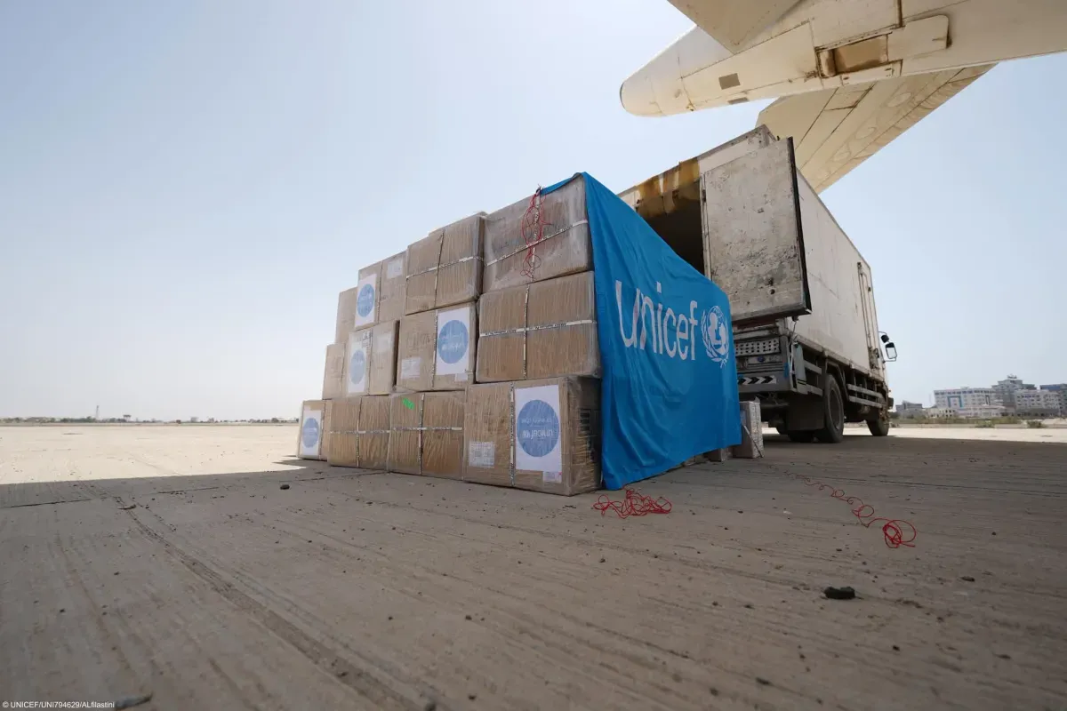 اليونيسف: وصول 441 ألف جرعة لقاح إلى عدن لدعم التحصين في اليمن
