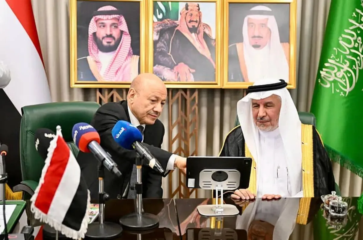 العليمي يدشن 9 مشاريع إغاثية سعودية في اليمن